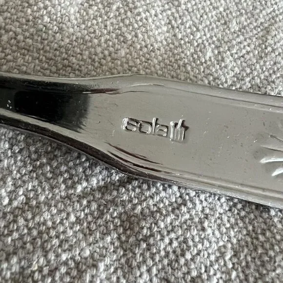 1920s Vintage 3pc Swiss Made Art Deco Silverware Set - Sola Switzerland Seashell - Picture 7 of 7